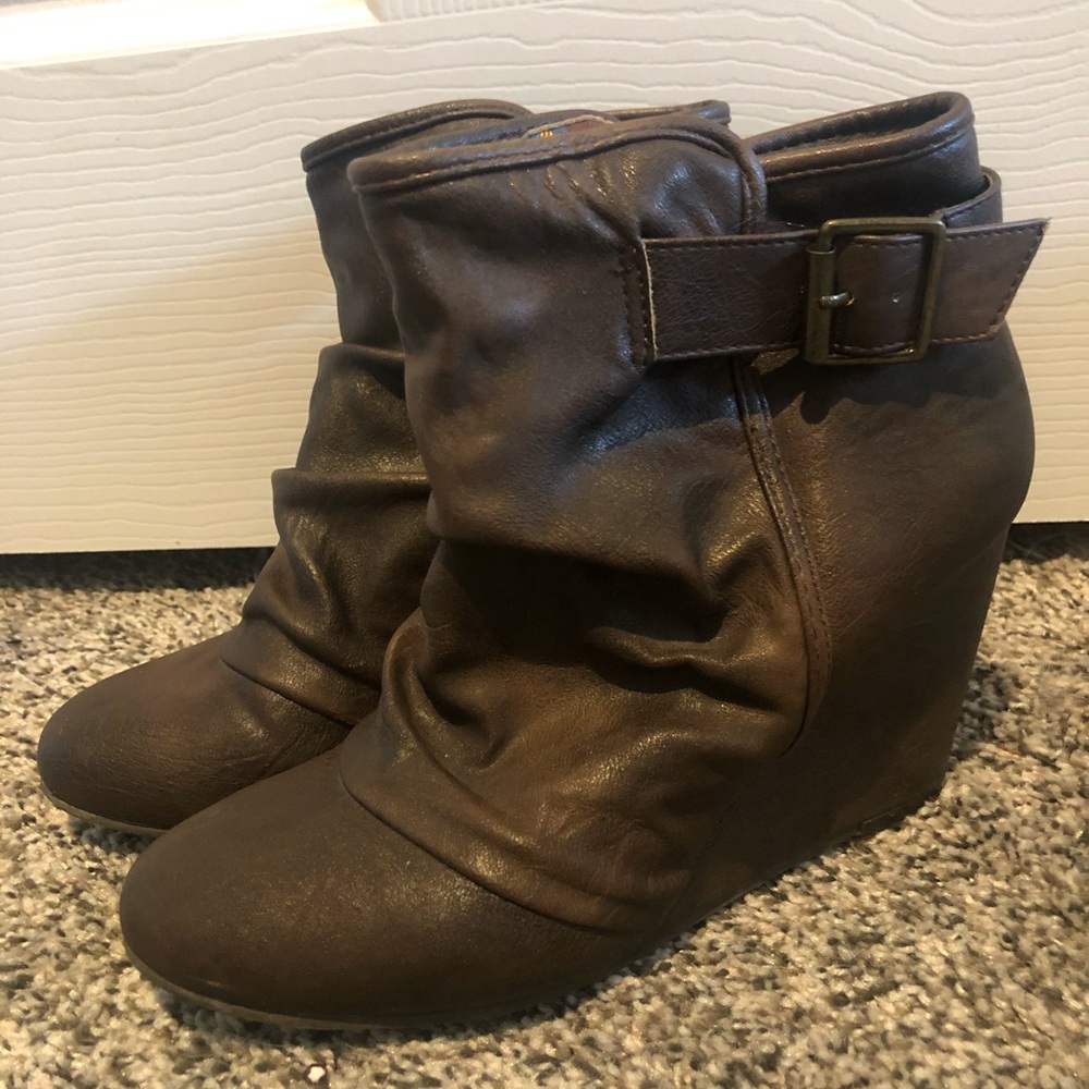 Wedge Booties